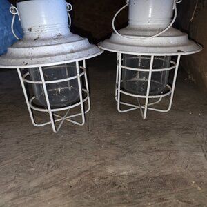 Solar hanging lights (pair)